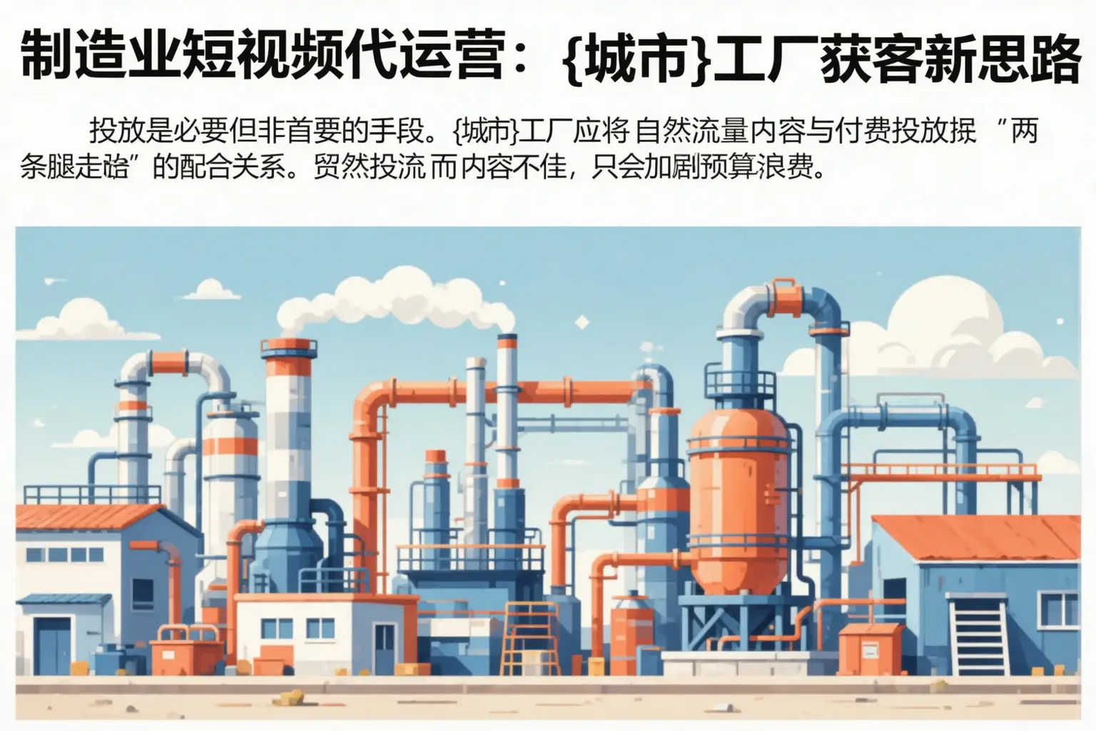 制造业短视频代运营：仁布工厂获客新思路